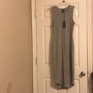 Brand new never worn gray fitted Quinn dress